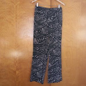 Flowy patterend pant, M